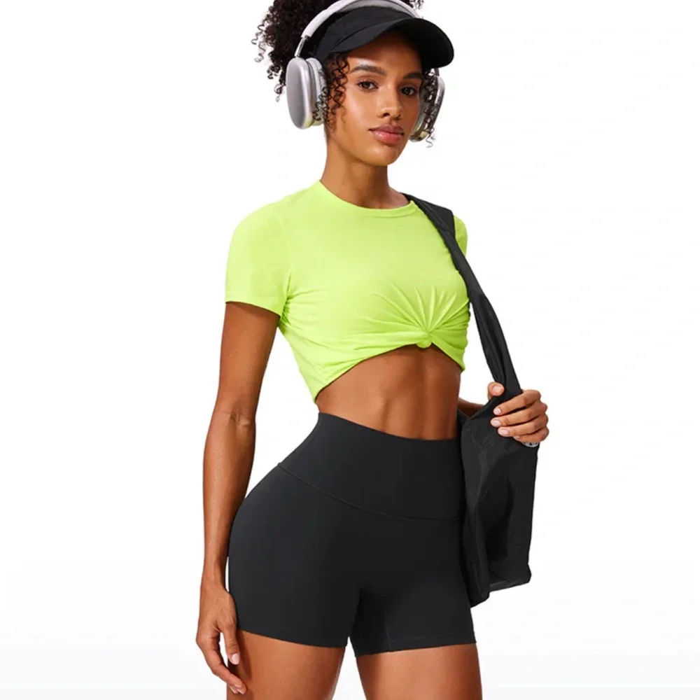 NWT CRZ Yoga Butterlift® Secretsculpt™ Subtle Scrunch Shorts 4'' - No Front Seam - Picture 4 of 7